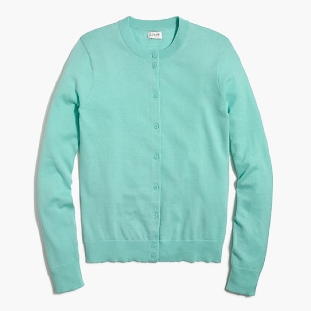 J.Crew Caryn Cardigan in light teal - Size Small